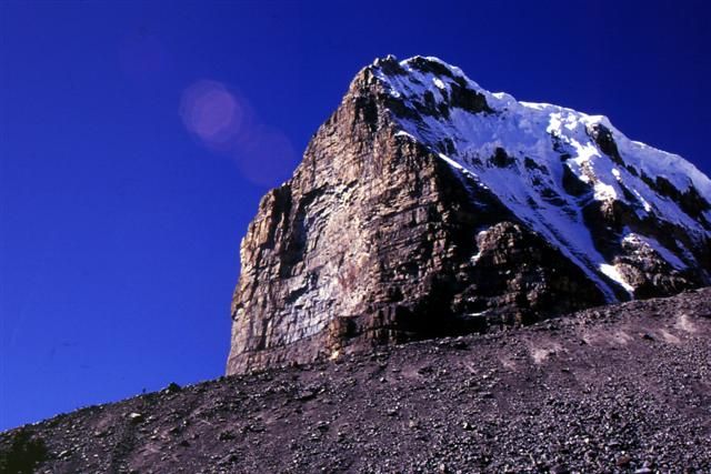 The great snow wall, Colombian high mountains