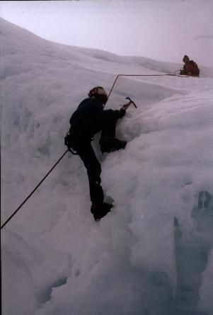 Ice climbing