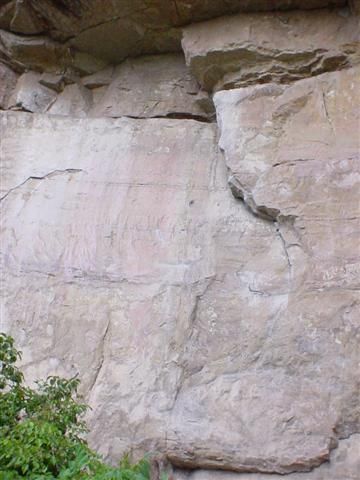Pale slab, almost featureless